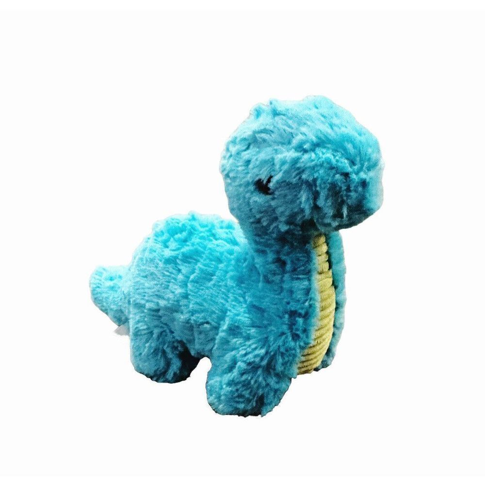 Animal Adventure Blue Dinosaur Green Chest Plush Stuffed Small‎ 8” Brontosaurus